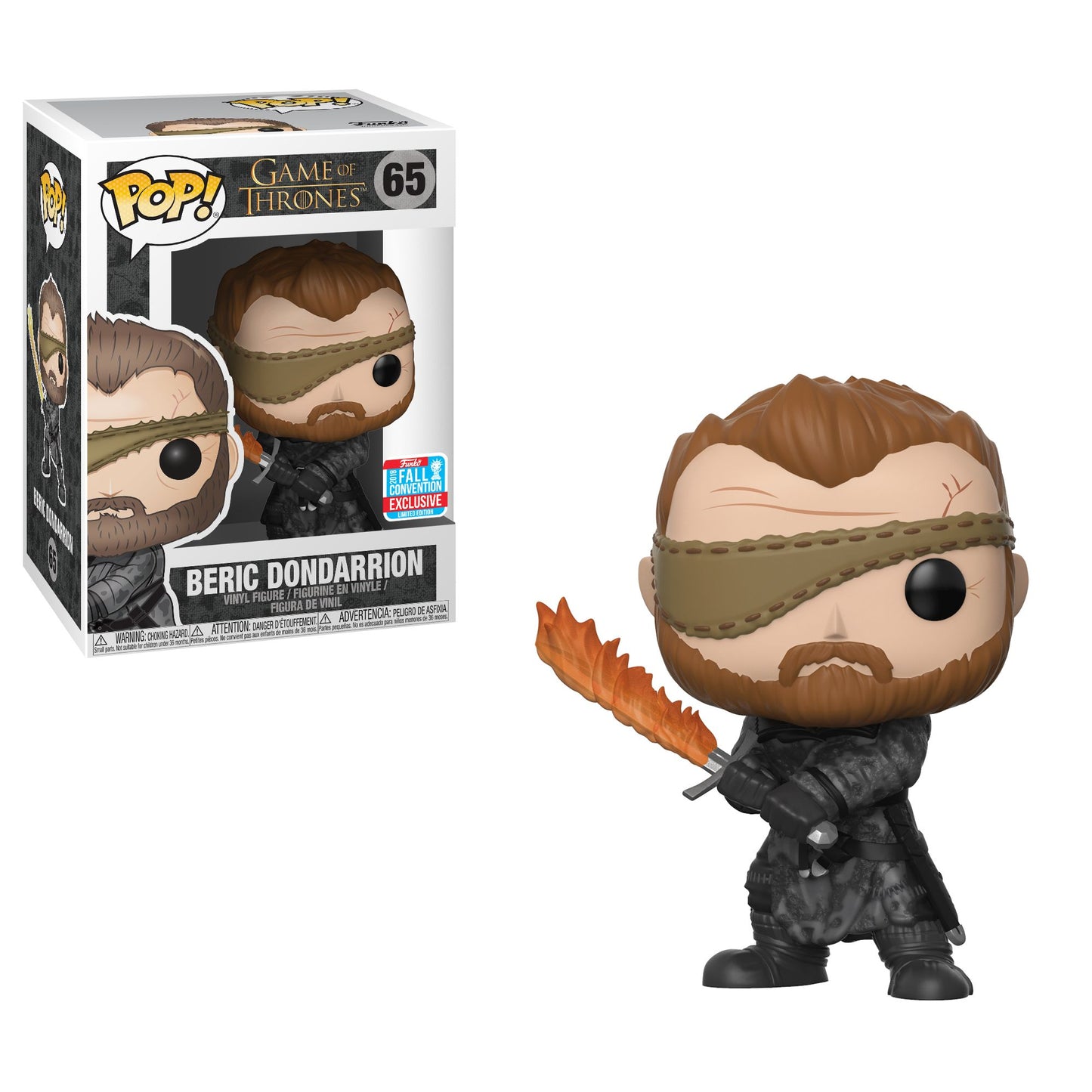 POP Television: Game of Thrones - Beric Dondarrion with Flame Sword (B&N Shared Exclusive)