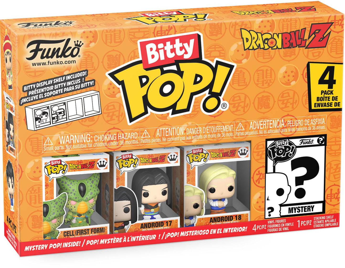 Bitty POP: Dragon Ball Z- Cell (First Form) 4 Pack