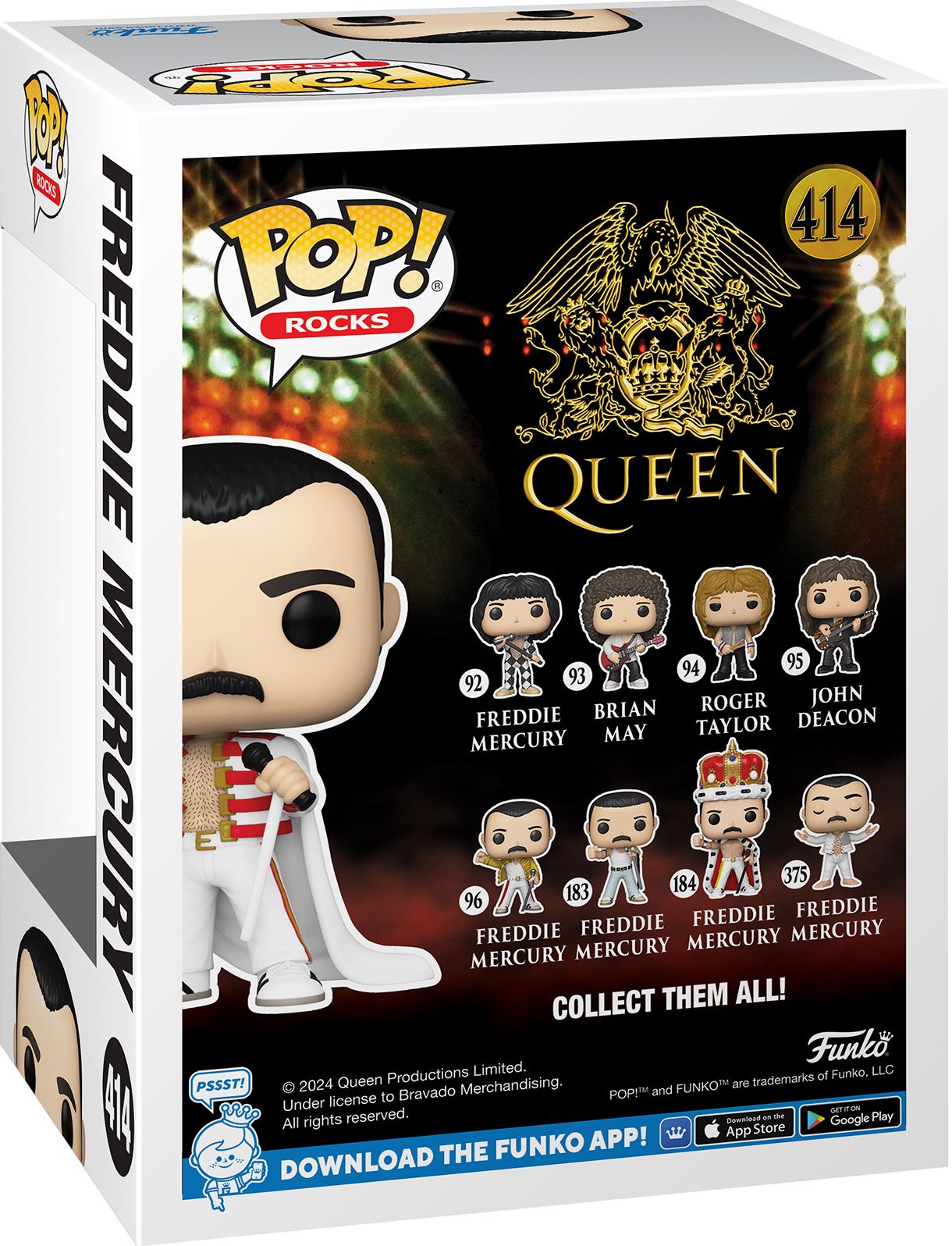 POP Rocks: Queen- Freddie Mercury with Cape