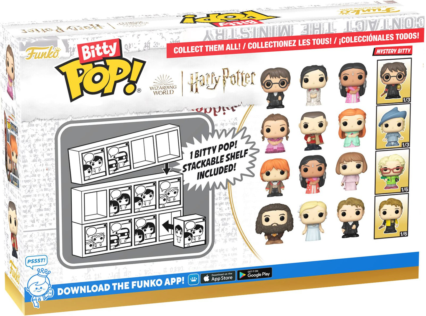 Bitty POP: Harry Potter Goblet of Fire- Harry 4 Pack