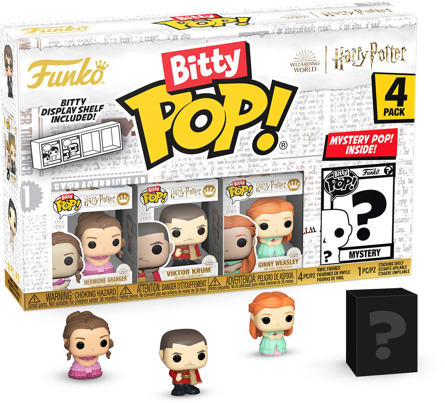 Bitty POP: Harry Potter Goblet of Fire- Hermione 4 Pack
