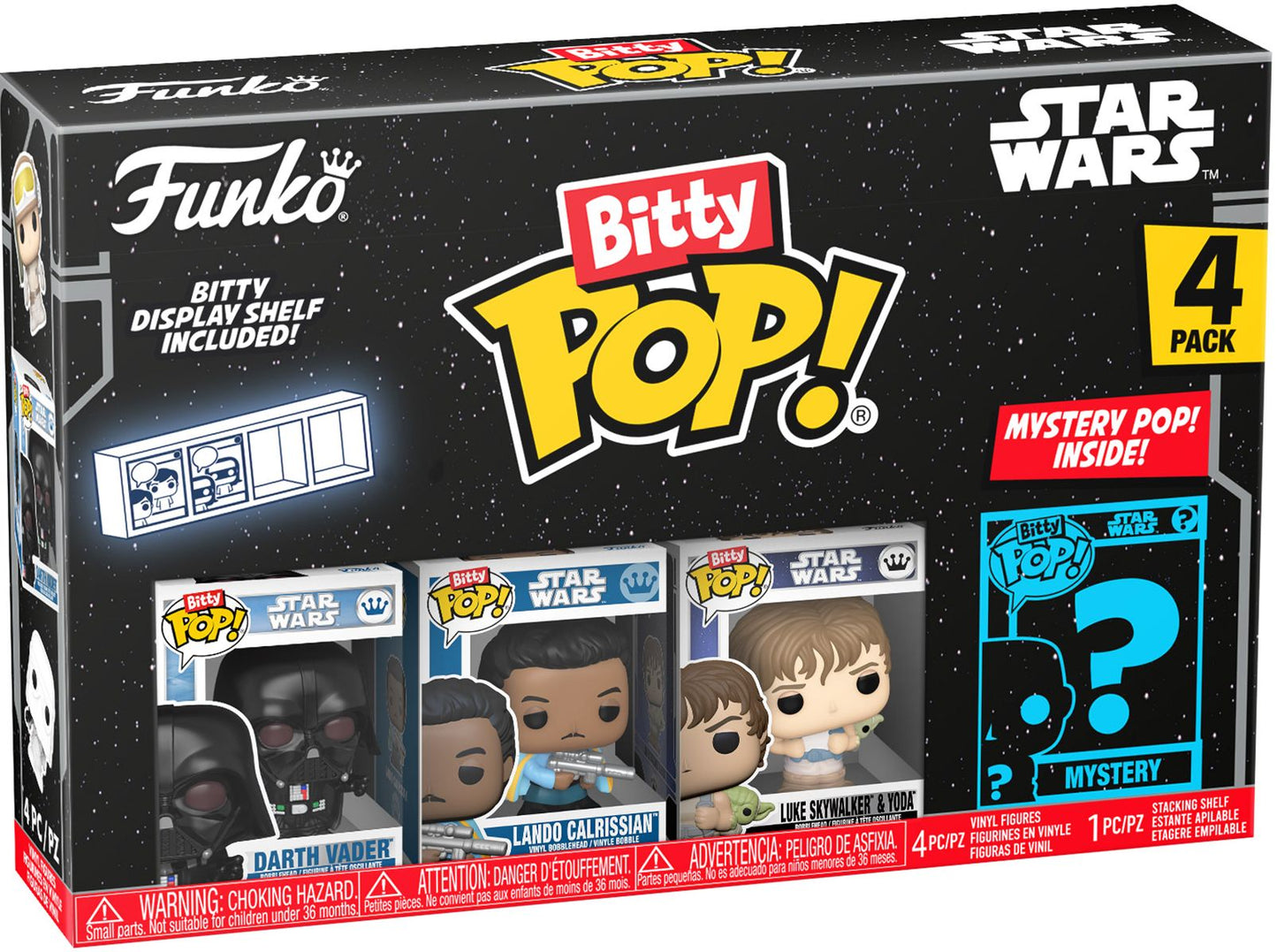 Bitty POP: Star Wars S2- Vader 4 Pack