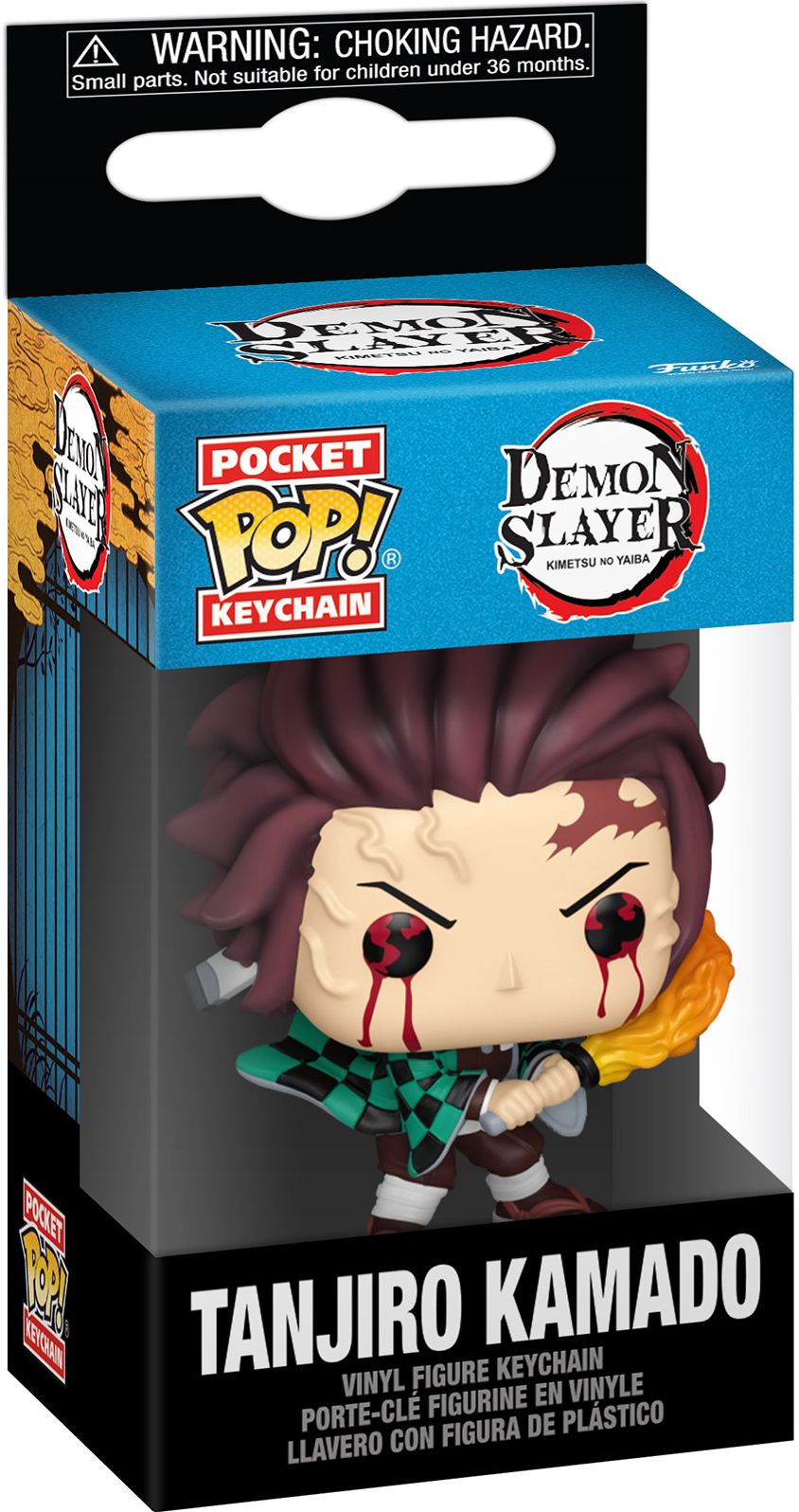 POP Keychain: Demon Slayer- Tanjiro (Sun Breathing)