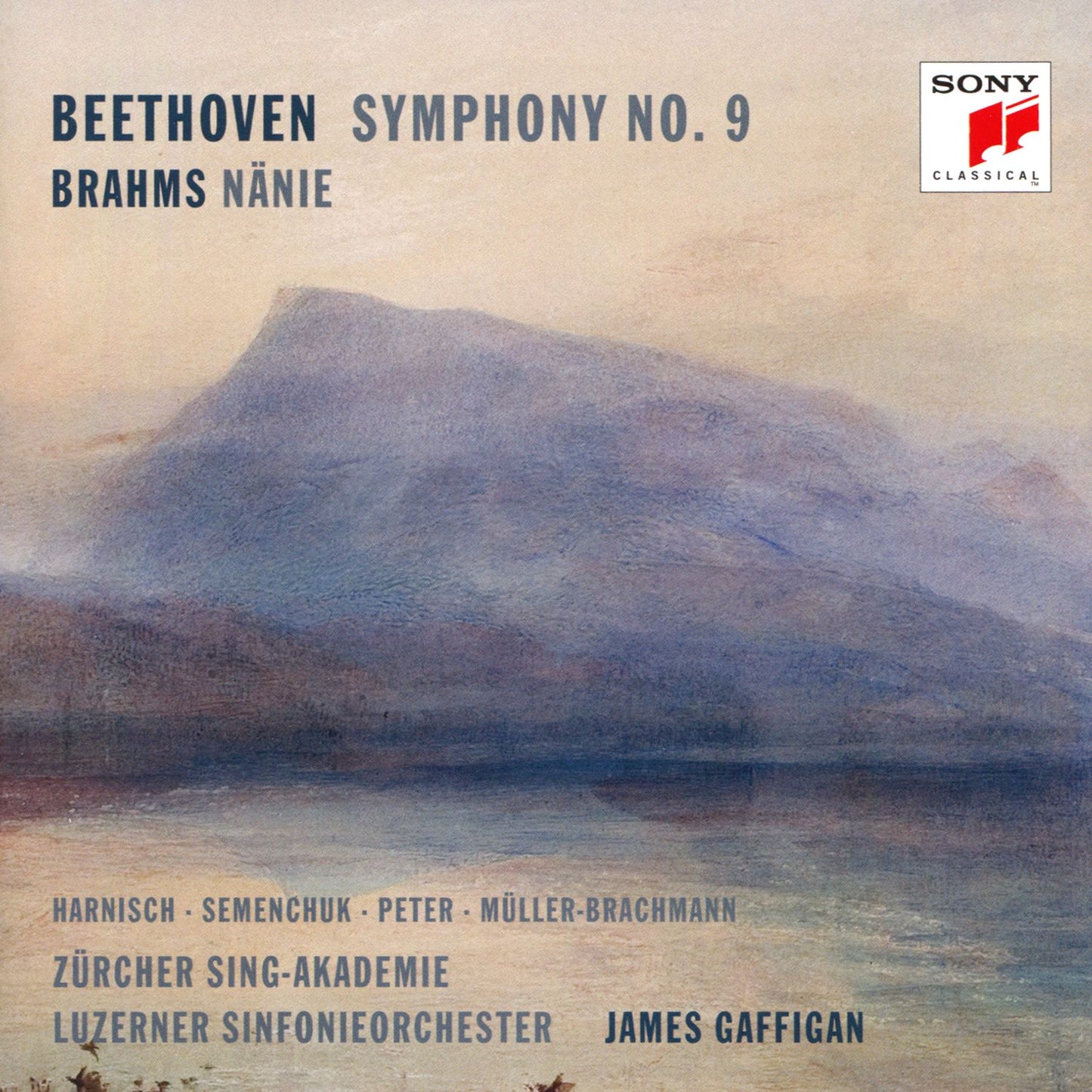 Beethoven: Symphony 9 Op 125 / Brahms: Nanie Op 82 (Beethoven / Brahms / Gaffigan / Lucerne Sym Orch)