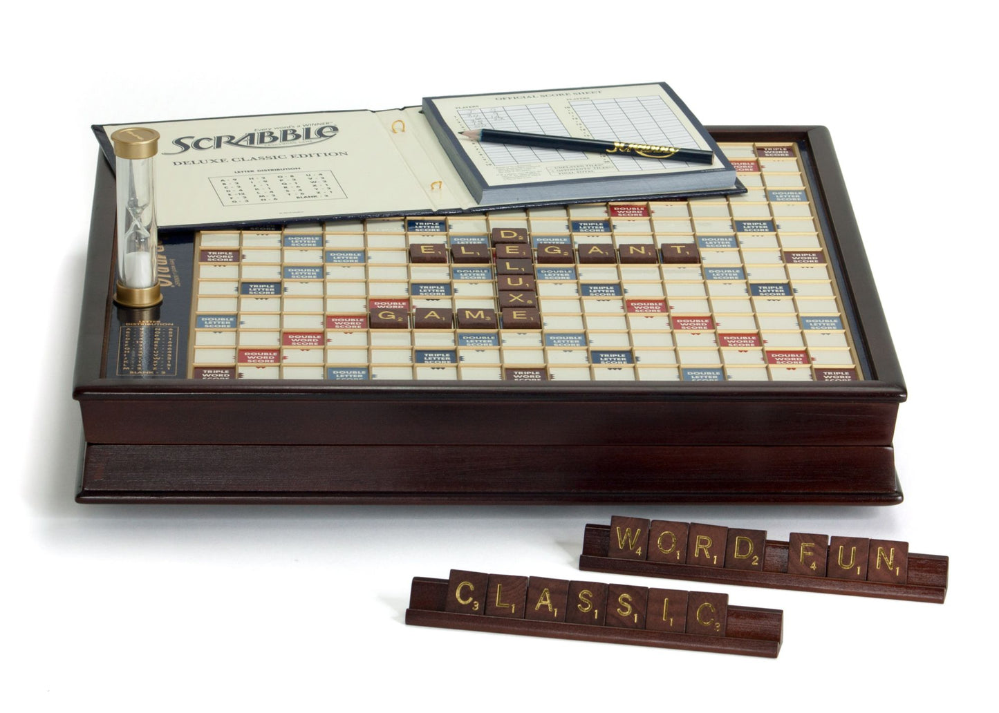Scrabble Large Wooden Deluxe