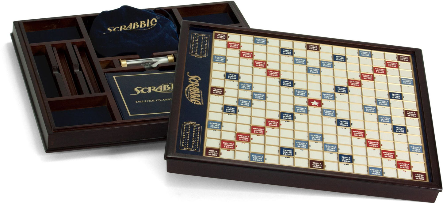 Scrabble Large Wooden Deluxe