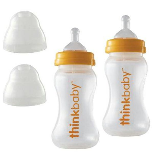 thinkbaby Polypropylene Twin Pack Baby Bottles (9 oz)