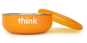 Thinkbaby BPA Free Toddler Soup or Cereal Bowl - Orange