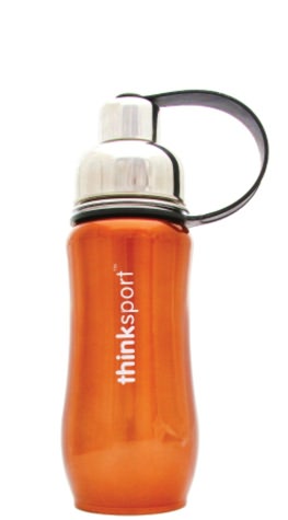 Thinkbaby ThinkSport Sports Bottle, 12 oz Orange