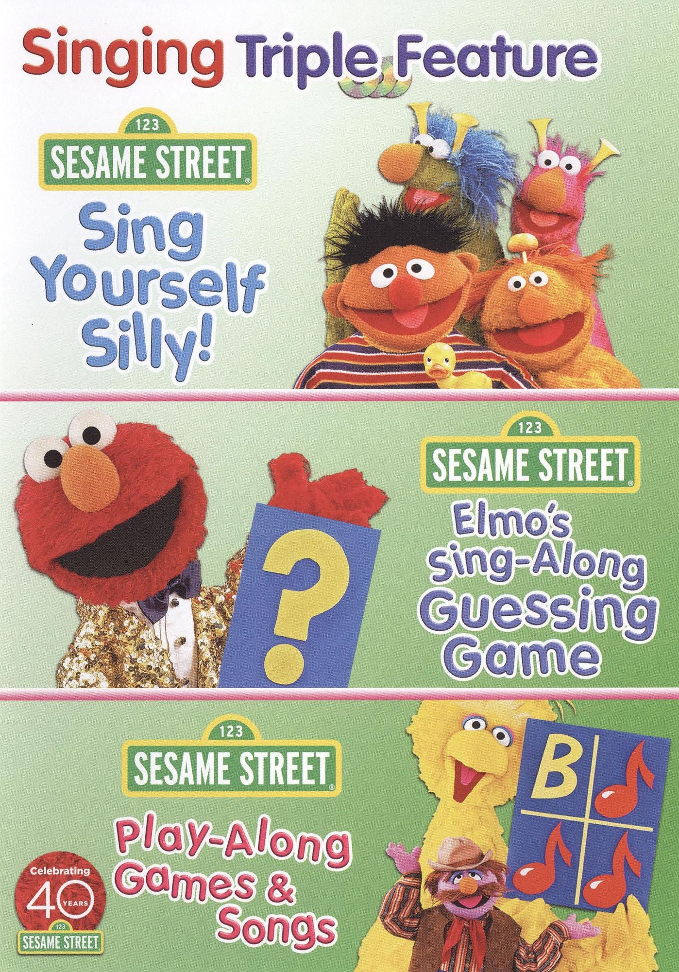 Sesame Street: Singing Triple Feature [3 Discs]