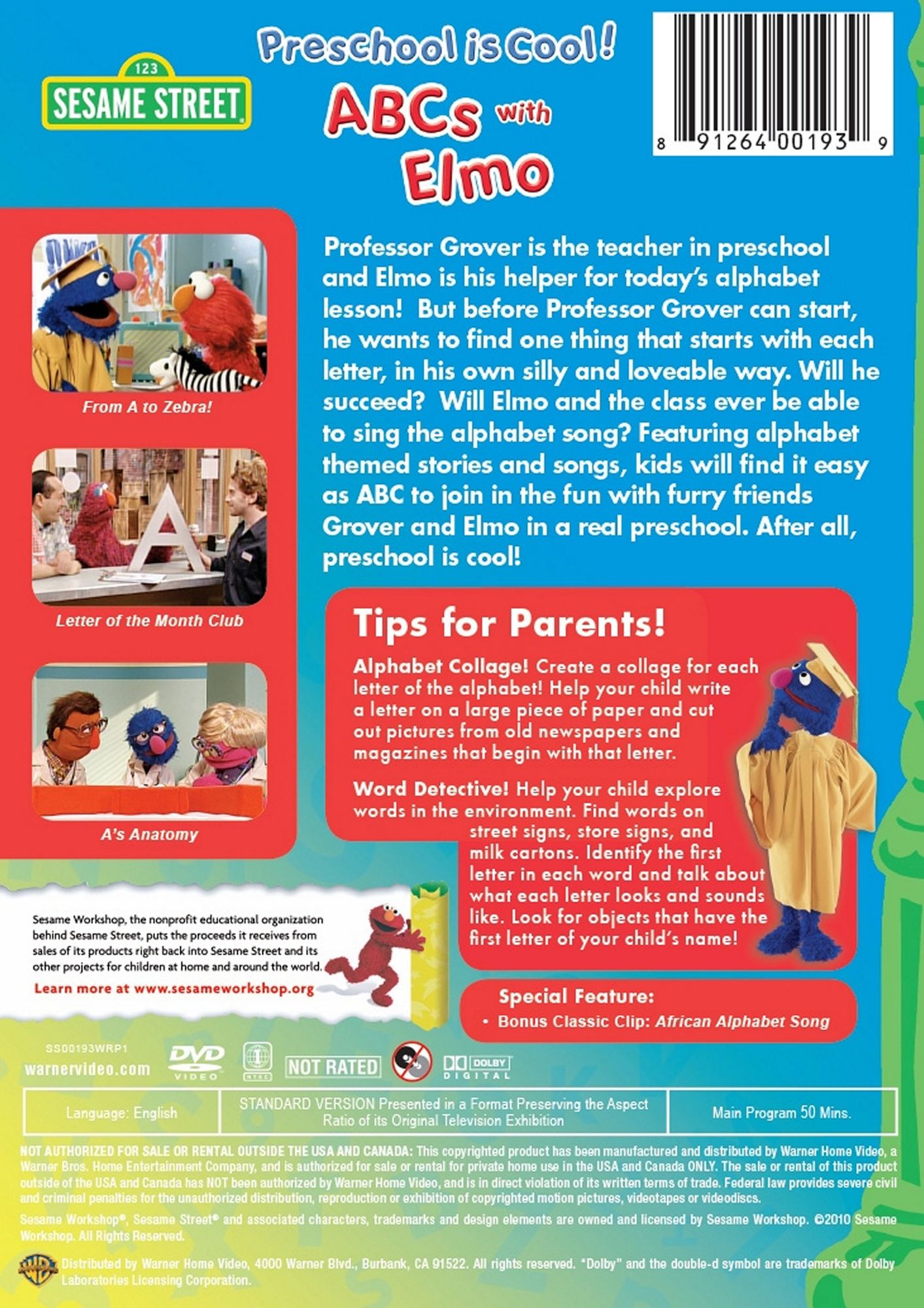 Sesame Street: Preschool Is Cool! - ABCs with Elmo