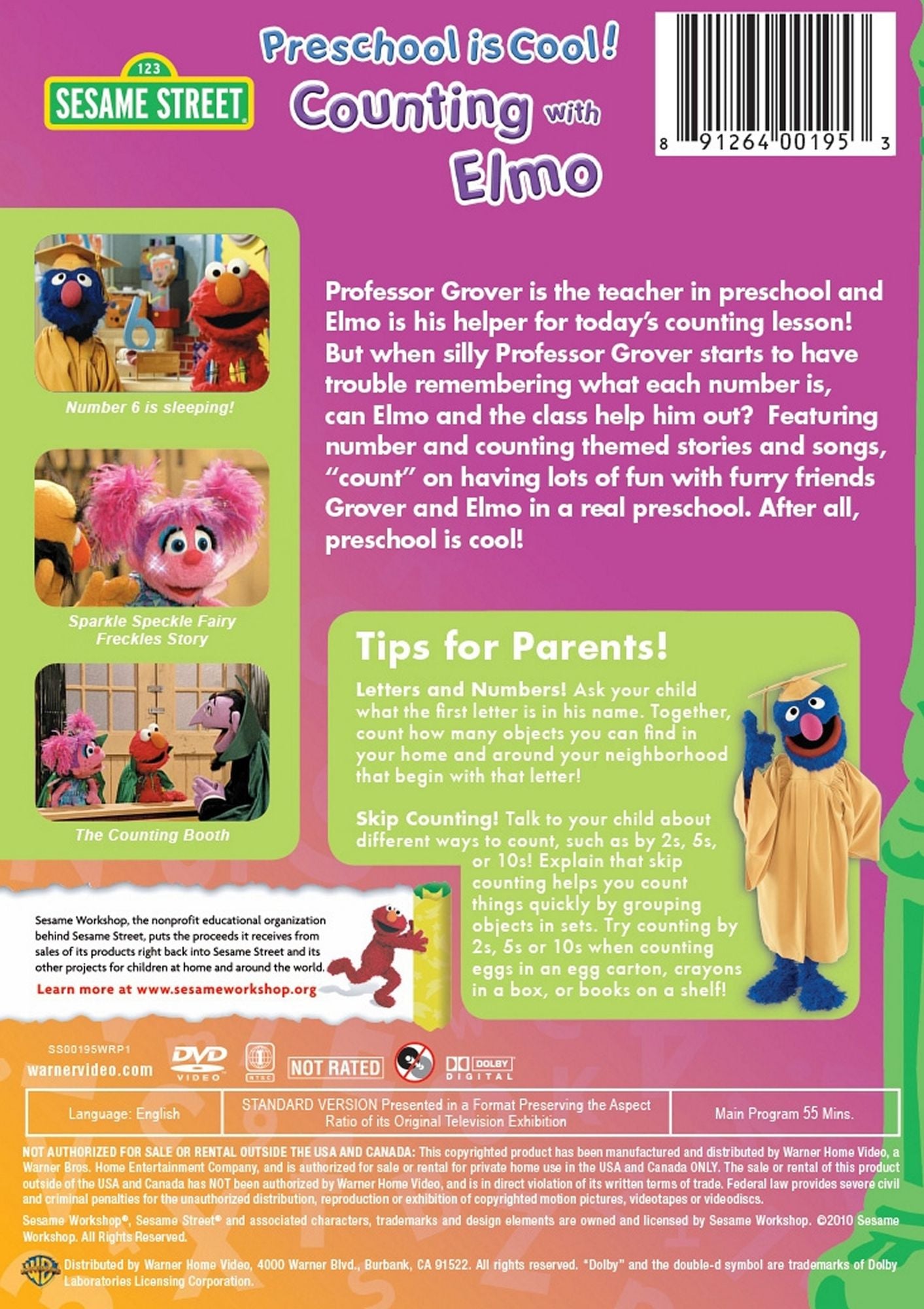 Sesame Street: Preschool Is Cool! - Counting with Elmo
