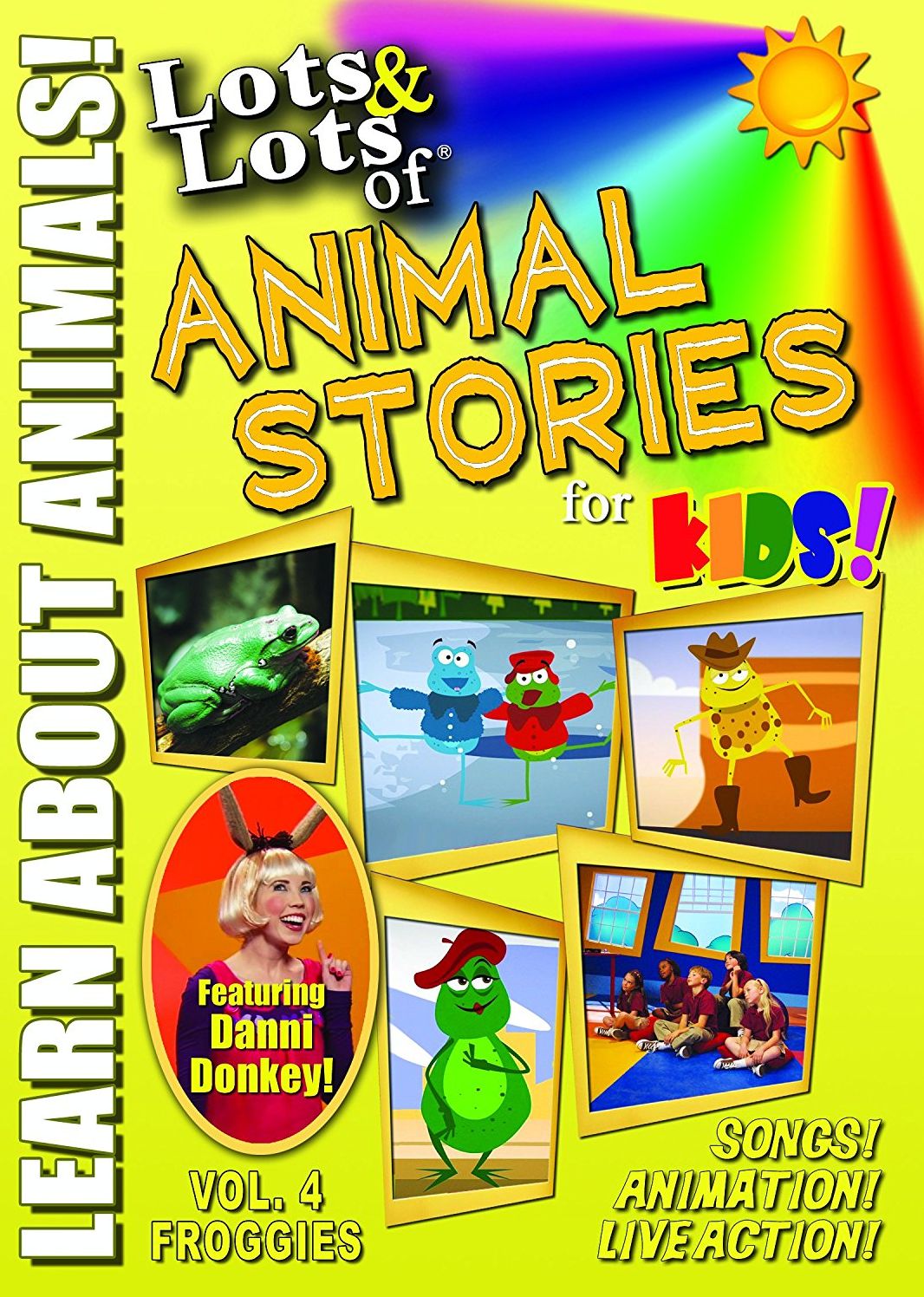 Lots & Lots Of Animal Stories For Kids!: Froggies