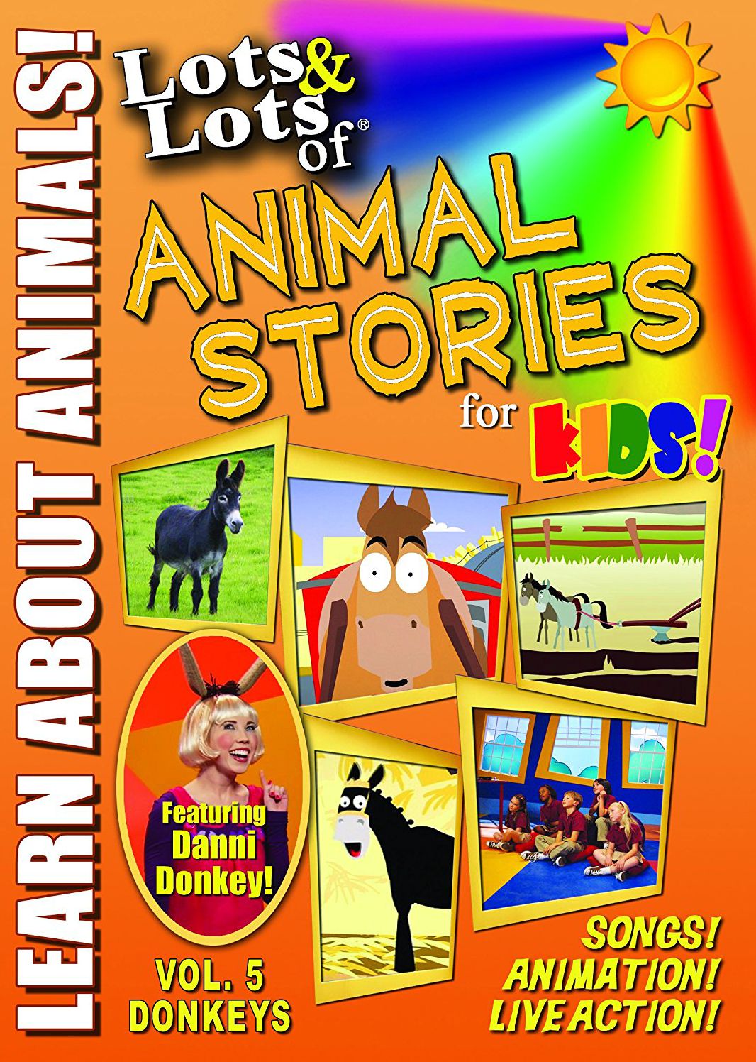 Lots & Lots Of Animal Stories For Kids!: Donkeys