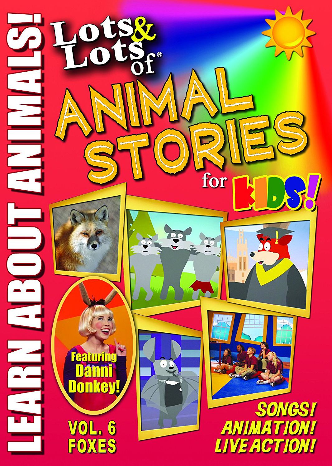 Lots & Lots Of Animal Stories For Kids!: Foxes