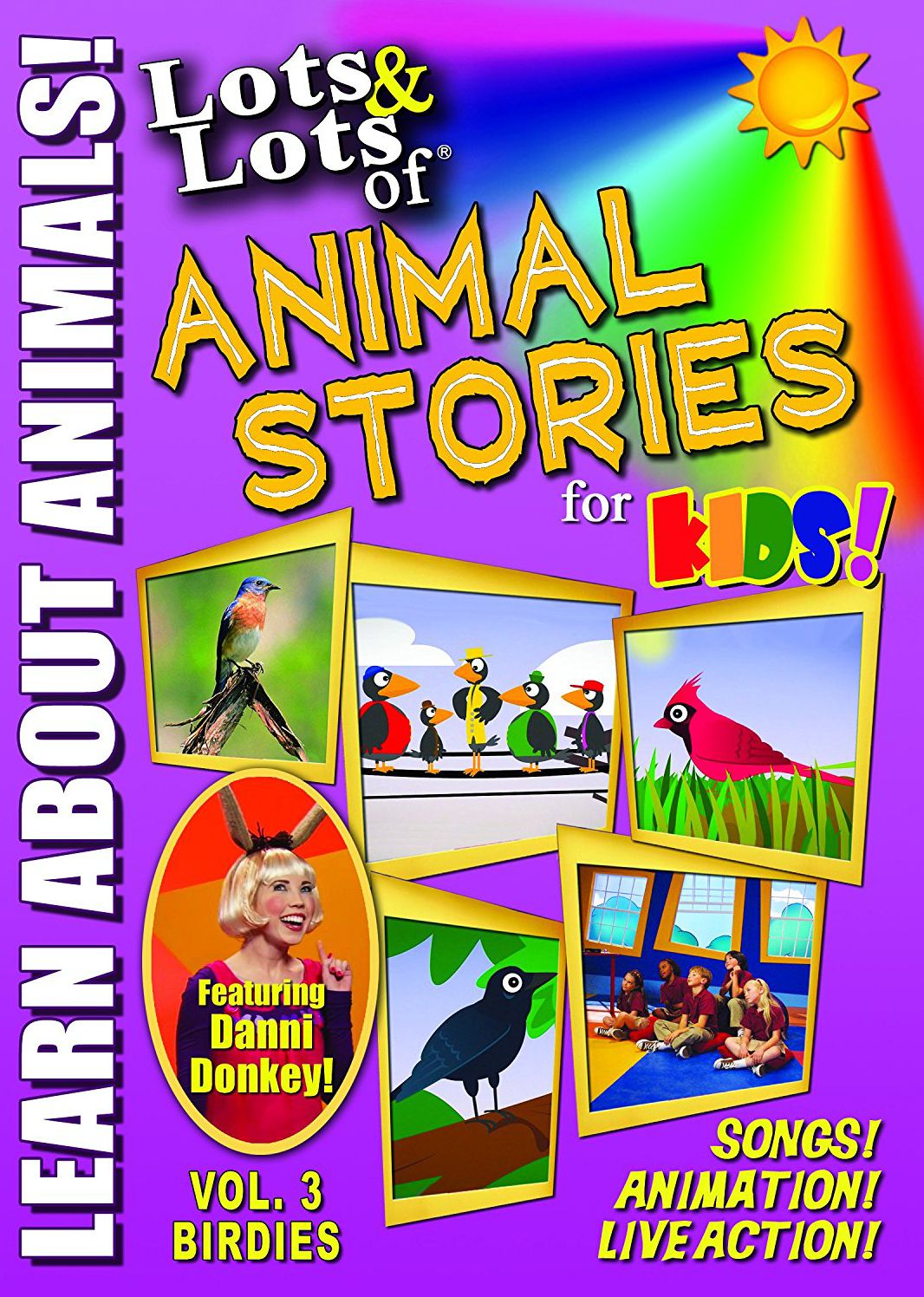 Lots & Lots Of Animal Stories For Kids!: Birdies
