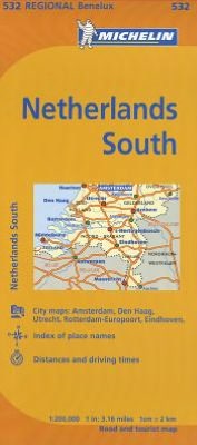 Michelin Netherlands: South Map 532