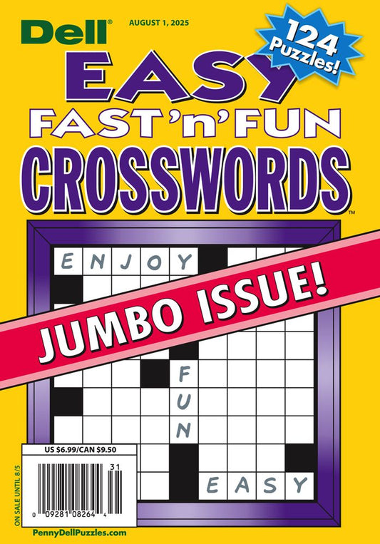 Dell's Best Easy Fast n' Fun Crosswords - One Year Subscription