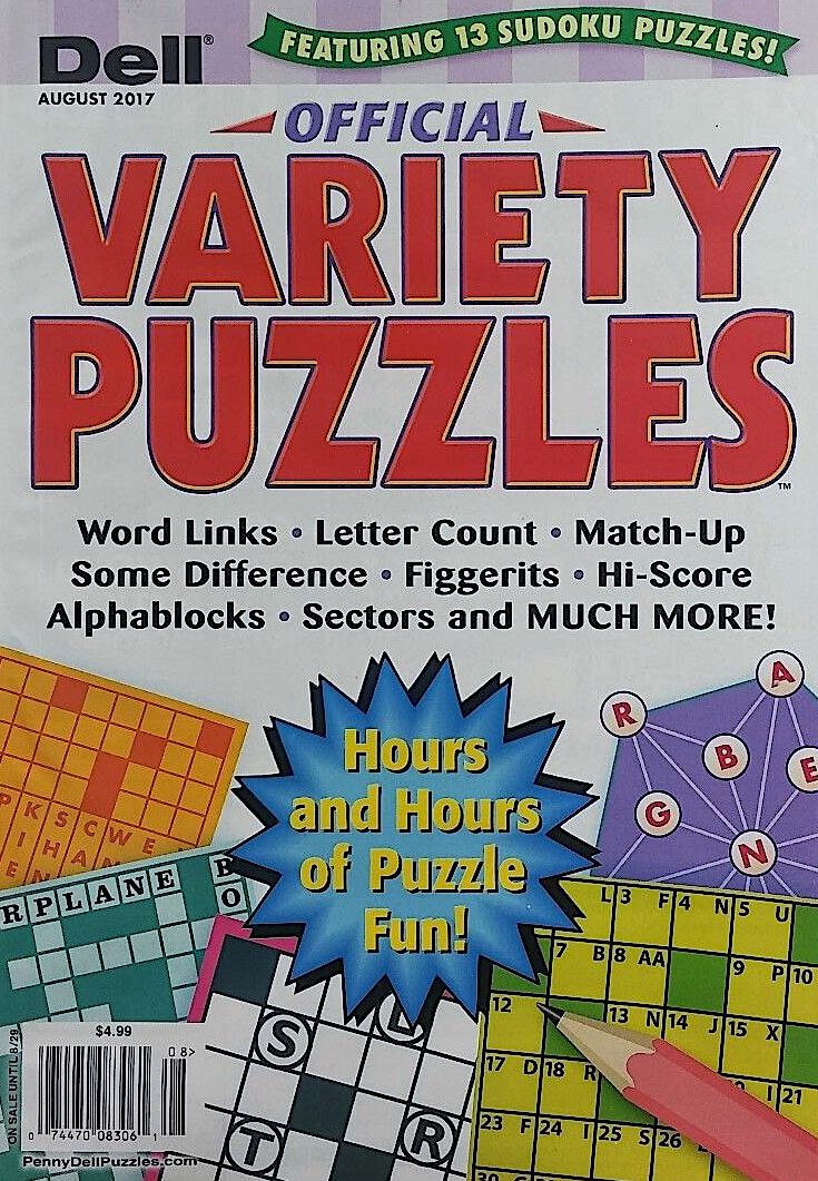 Dell Official Variety Puzzles - One Year Subscription