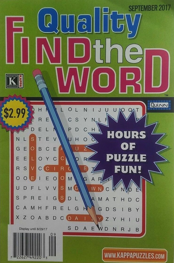 Quality Find the Word - One Year Subscription