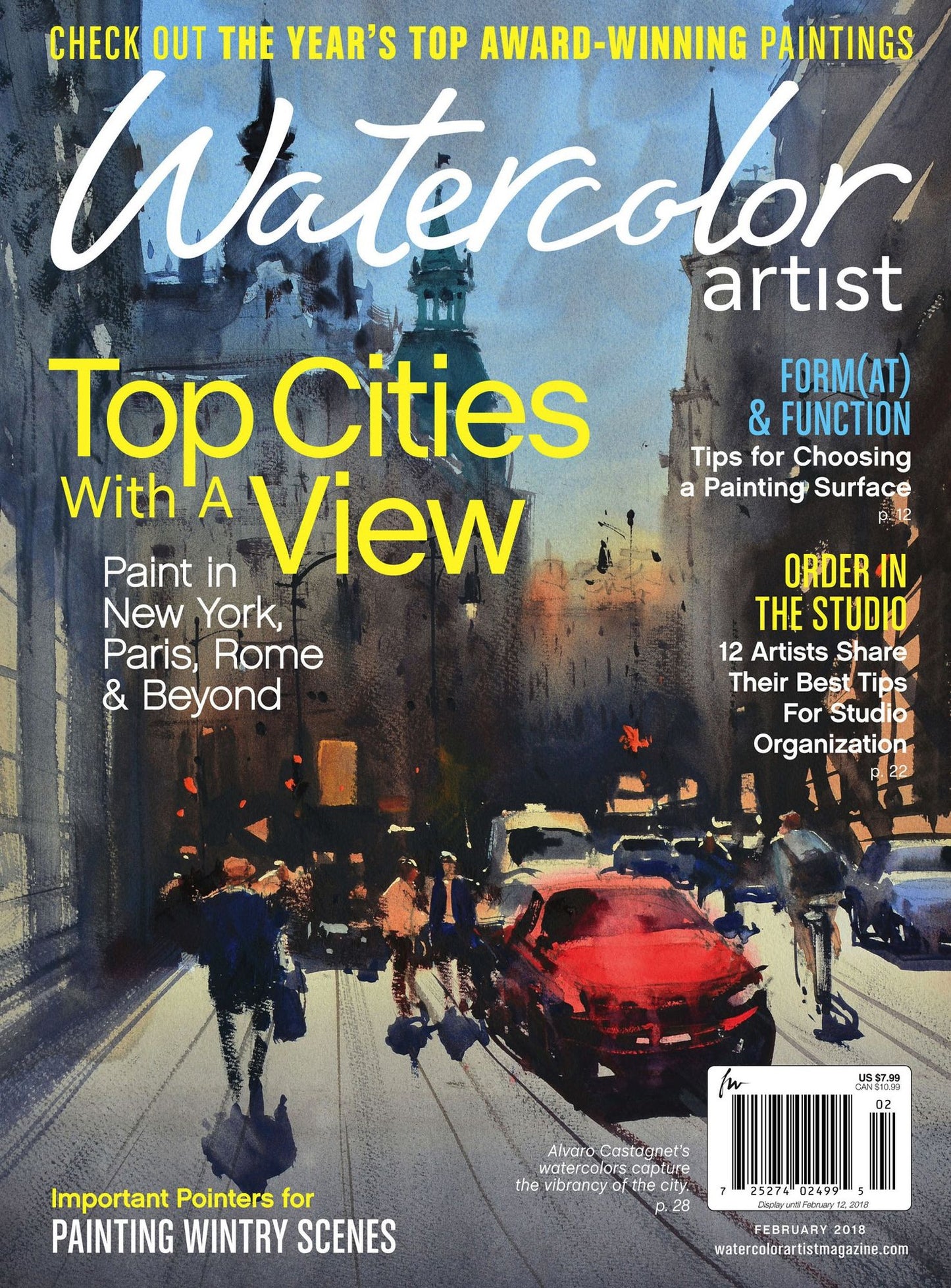 Watercolor Artist - One Year Subscription