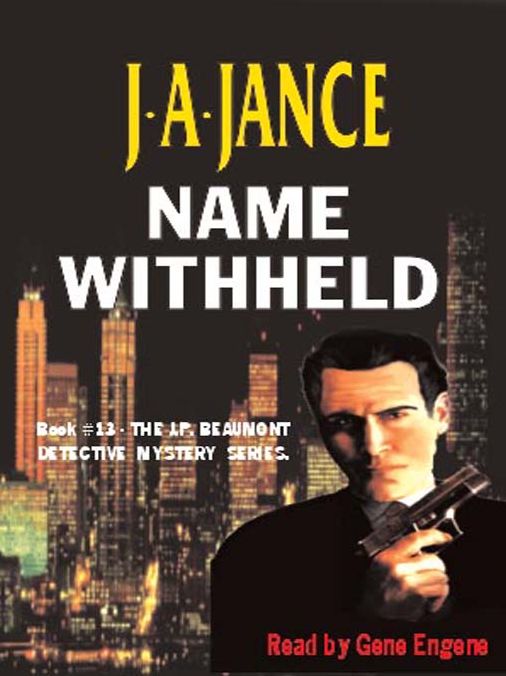 Name Withheld (J. P. Beaumont Series #13)