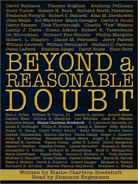 Trial by Jury: A Selection from 'Beyond a Reasonable Doubt' by Elaine Charlson Bredehoft