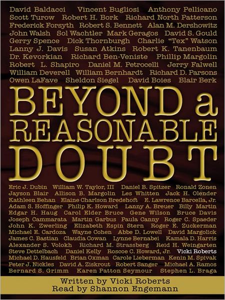 Reasonable Doubt: A Selection from 'Beyond a Reasonable Doubt' by Vicki Roberts