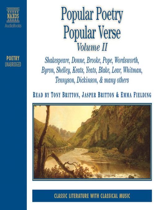 Popular Poetry Popular Verse, Volume II