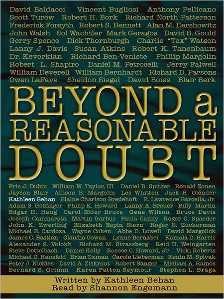 In Quest of Equal Justice: A Selection from 'Beyond a Reasonable Doubt' by Kathleen Behan