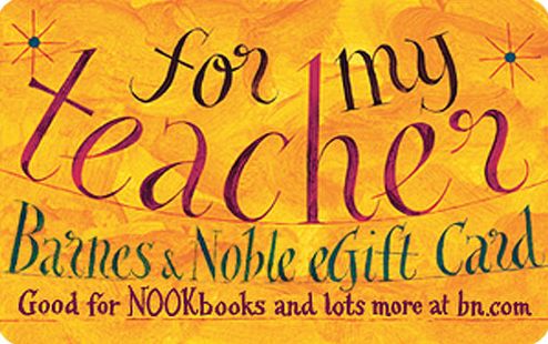 For My Teacher eGift card