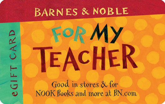 For My Teacher eGift card