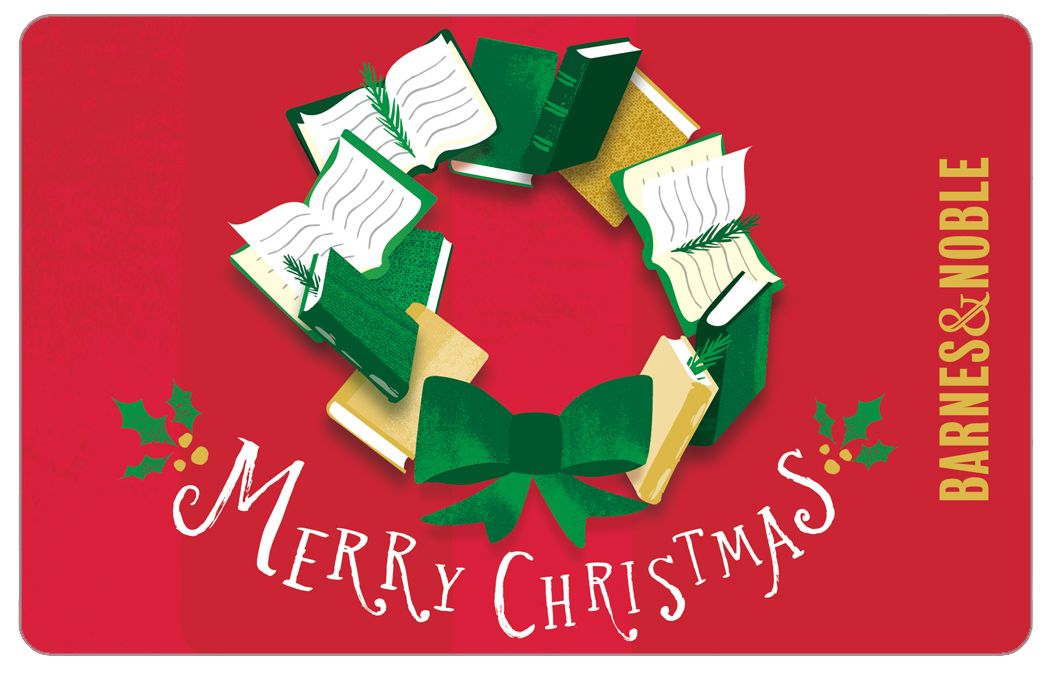 Book Wreath Gift Card