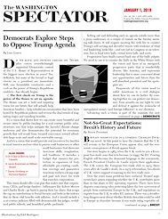 Washington Spectator - One Year Subscription