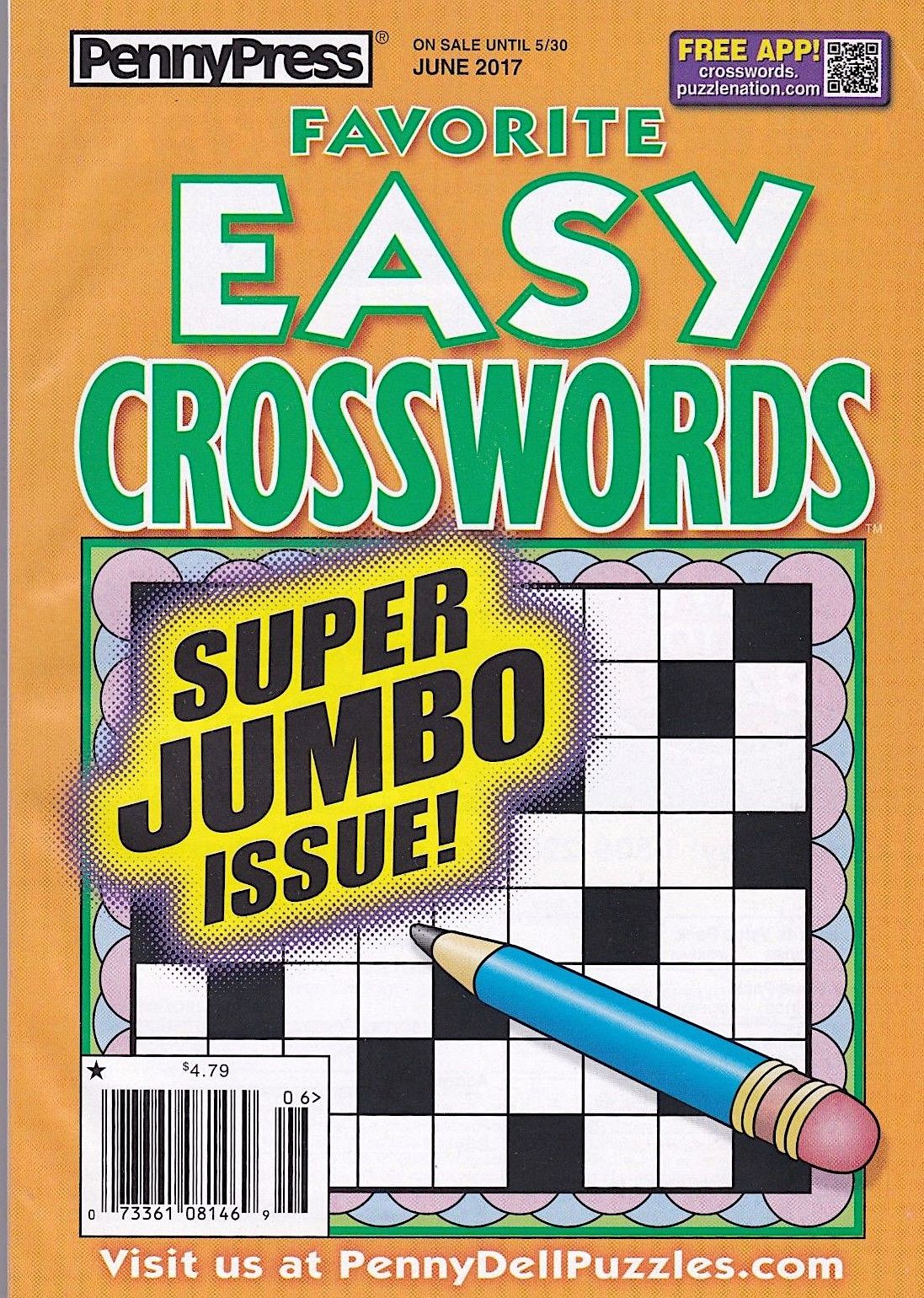 Favorite Easy Crosswords - One Year Subscription