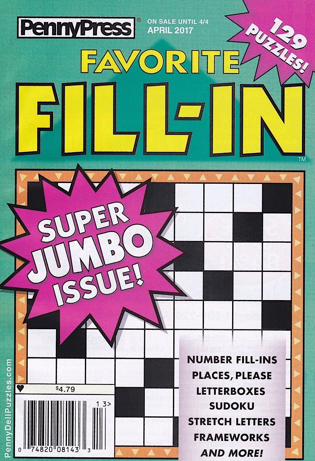 Favorite Fill-In - One Year Subscription