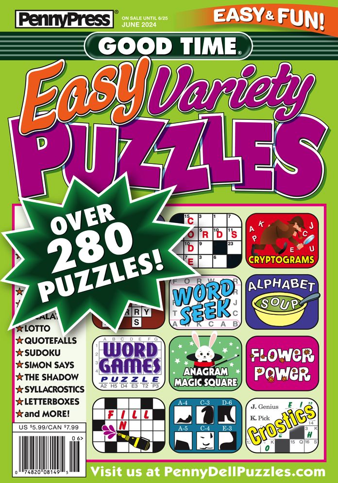 Good Time Variety Puzzles - One Year Subscription
