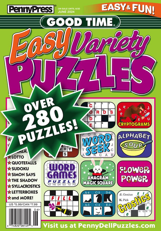 Good Time Variety Puzzles - One Year Subscription