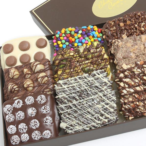 9 Belgian Chocolate Covered Graham Crackers