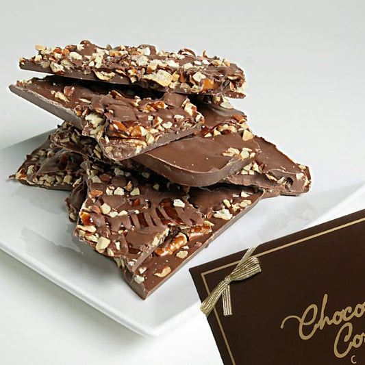 Milk Chocolate Caramel Bark & Pretzel Pieces, 2 lbs.