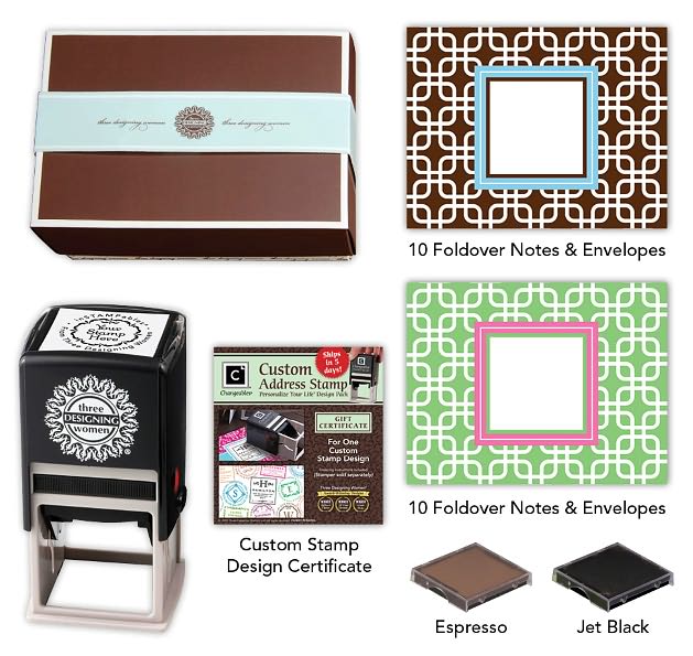 Three Designing Women Designer Desk Set ??? Basket