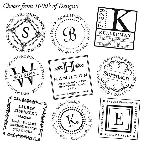 Three Designing Women Personalized Designer Stamp