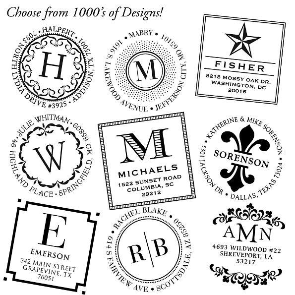 Three Designing Women Personalized Designer Stamp
