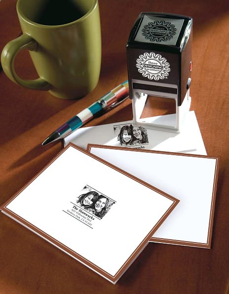 Three Designing Women Personalized Photo Stamp