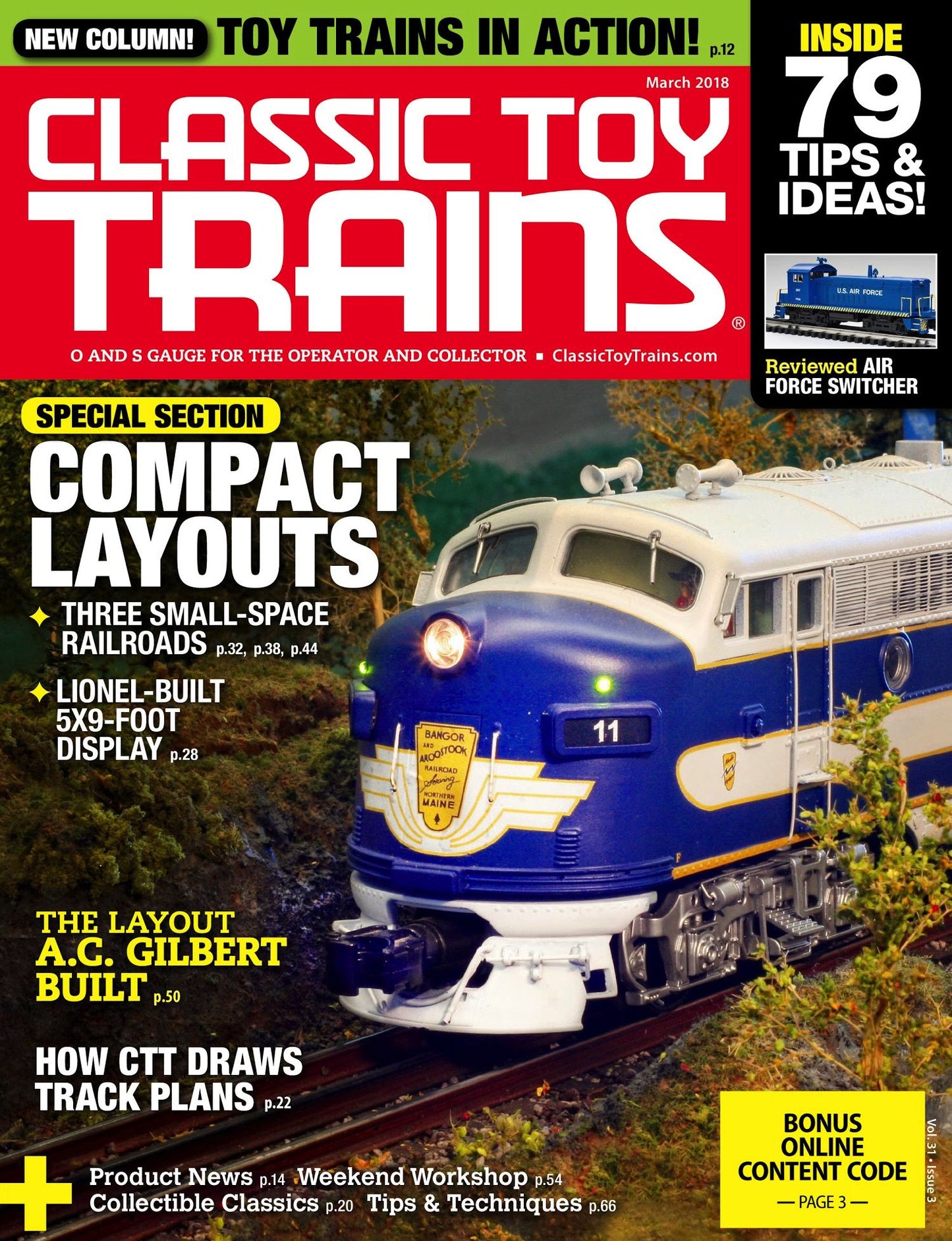 Classic Toy Trains - One Year Subscription