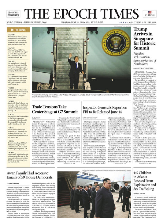 Epoch Times - One Year Subscription