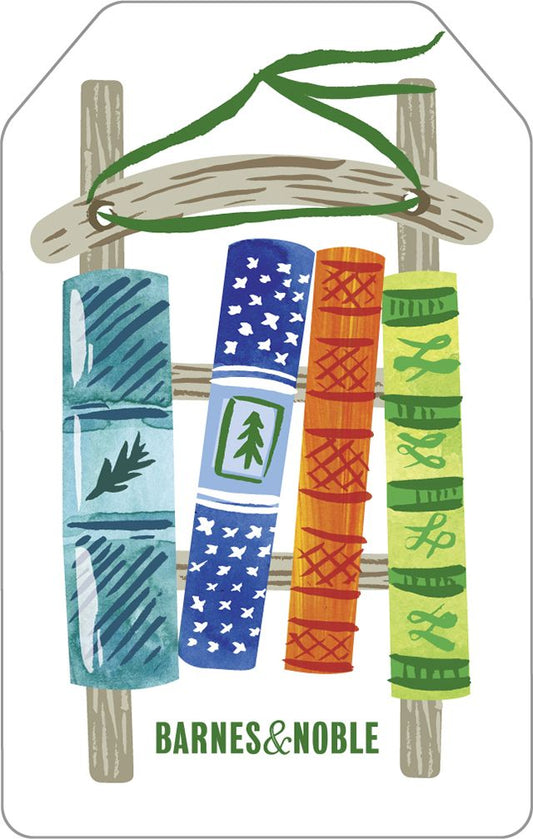 Book Sled Tag Gift Card