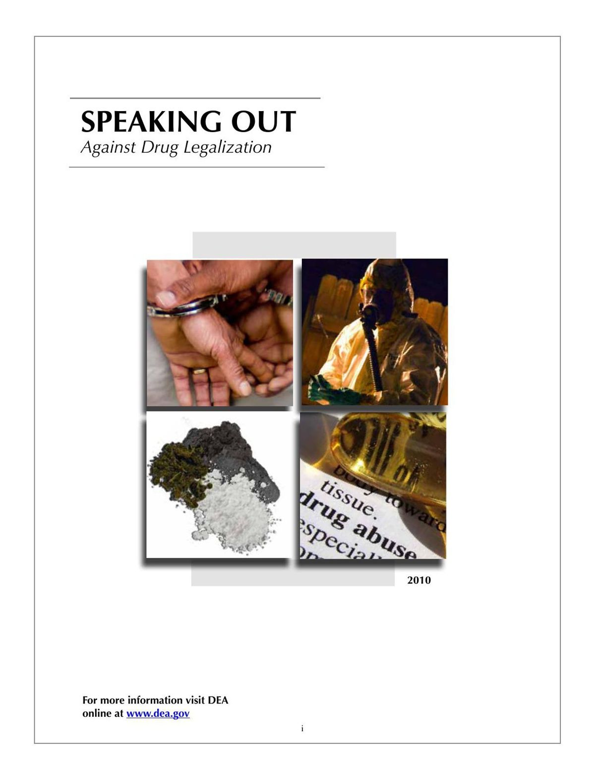 SPEAKING OUT Against Drug Legalization