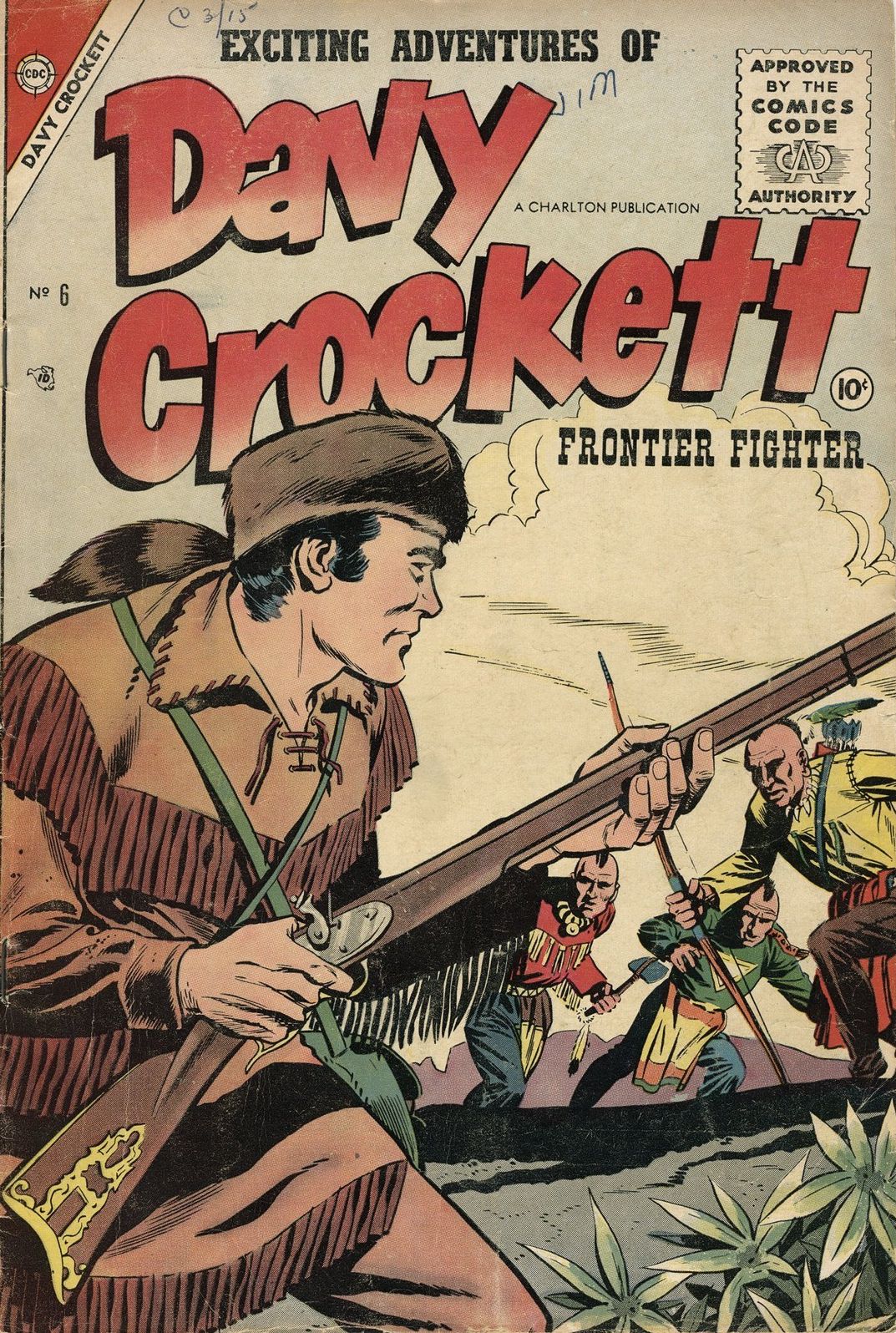 Davy Crockett Number 6 Western Comic Book