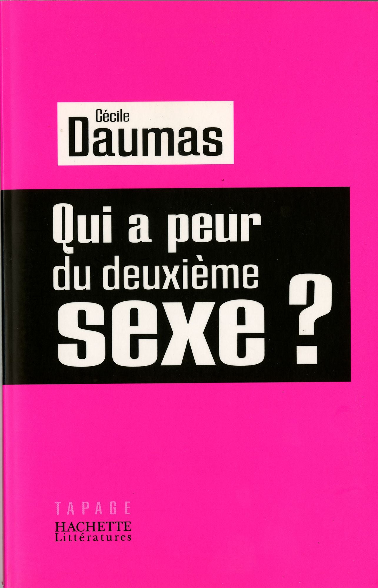 Qui a peur du deuxième sexe ?